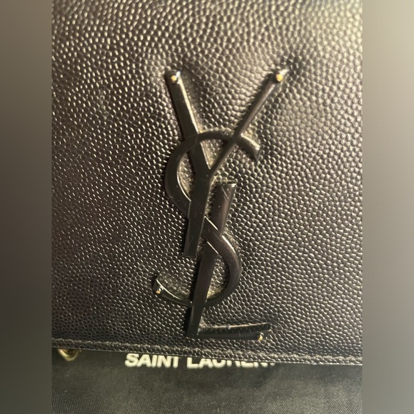 Saint Laurent $2200 | Kate Small YSL Crossbody in Grained Leather | Full Set! - Picture 9 of 17